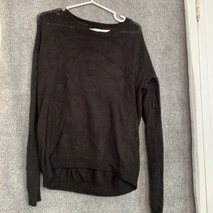 Grey knitted sweatshirt